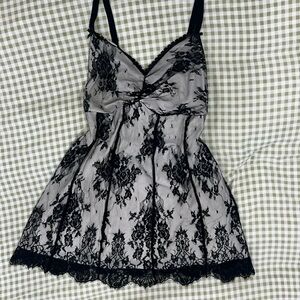 Forever 21 Black Lace Mini Dress